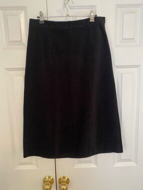 Vintage Gap Black Corduroy A line Skirt Size 6